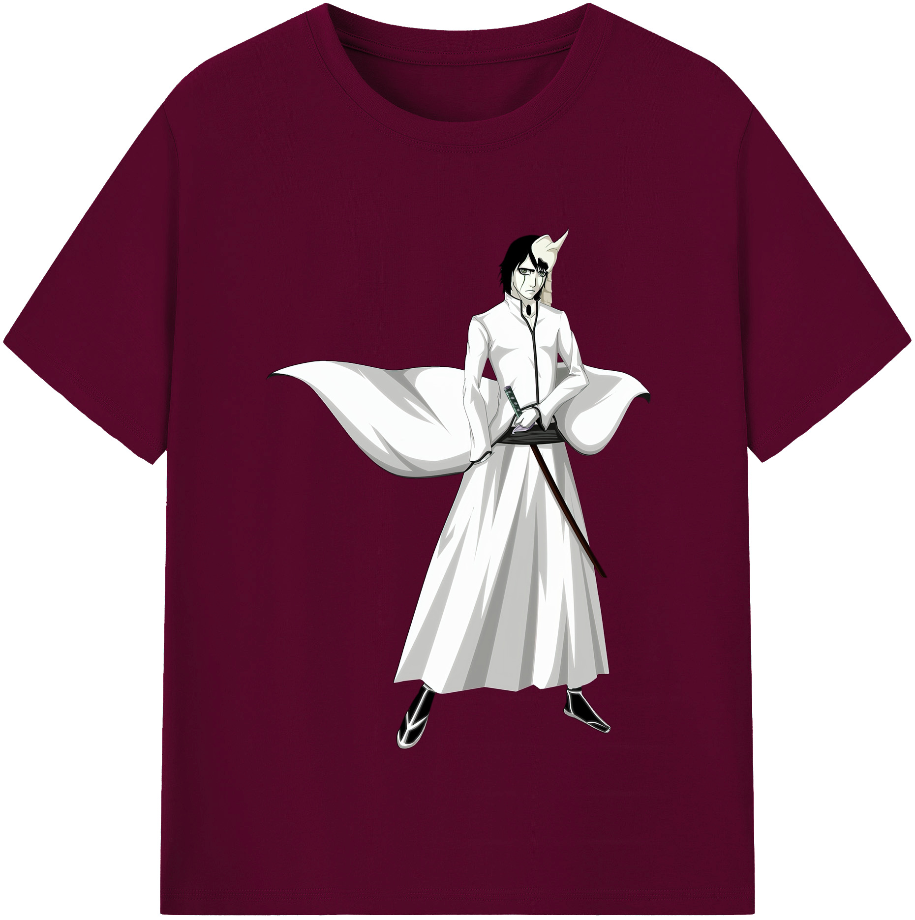 （画像用） ブリーチ ウルキオラ·シファー BLEACH Ulquiorra cifer レディースカジュアルプリントTシャツ（綿100％）